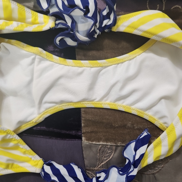 Victoria's Secret Stripe & Sequin Triangle Bikini - Picture 11 of 11